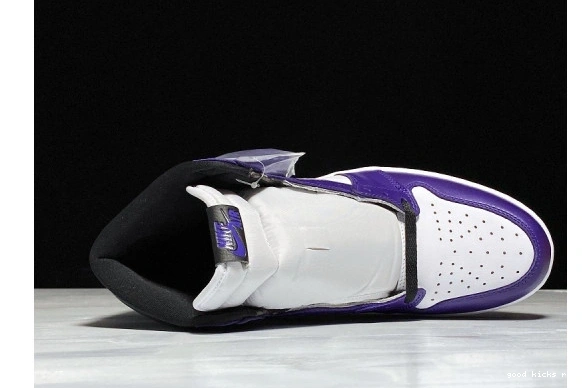 555088-500 Purple Retro 555088-500 High Jordan Air Court 1 White 0408